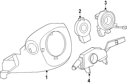 Shroud, Switches & Levers for 2025 Nissan Kicks #0