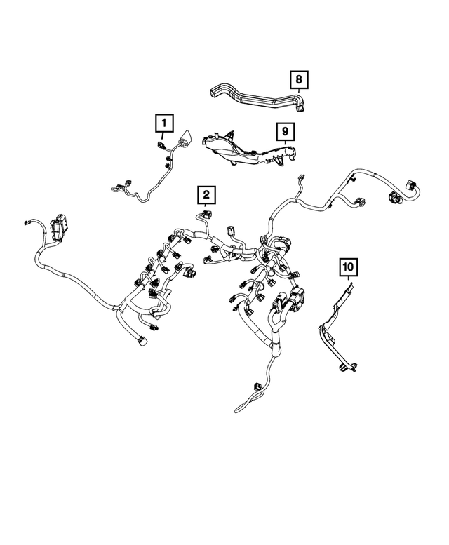 68569593AB - Electrical: Engine Wiring for Mopar Image