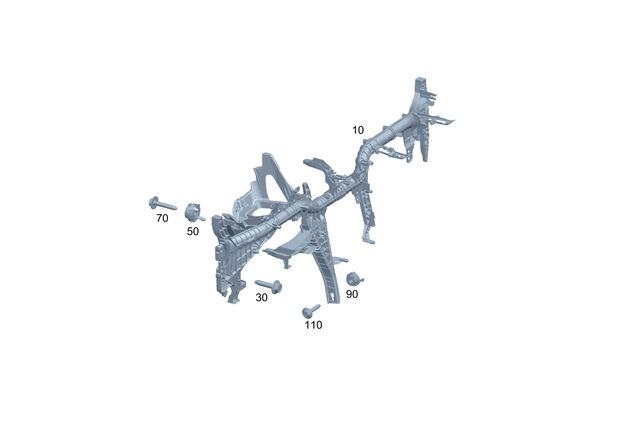 199902901 - Front-End Assembly, Front Panel: Hex. Head Screw W Flange for Mercedes-Benz Image image