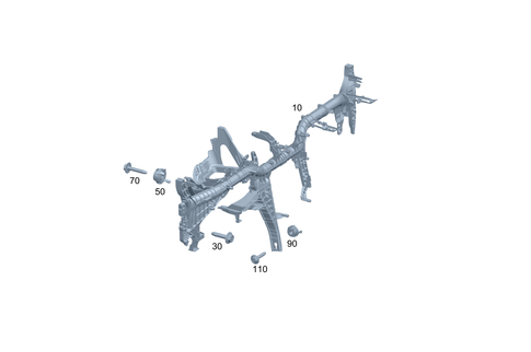 Crossmember Under Instrument Panel for 2025 Mercedes-Benz GLC43 AMG #0