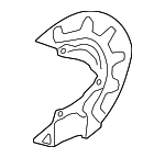 5Q0615311G - : Splash Shield for Audi: A3, A3 Quattro, A3 Sportback e-tron, RS3, S3, TT Quattro Image