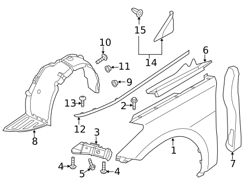 Exterior Trim - Fender for 2012 Hyundai Azera #0