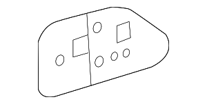 1L2Z78601A80AA - Electrical: Seat Belt Reinforcement for Ford Image