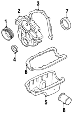ZZM110185 - : Timing Cover Gasket for Mazda Image