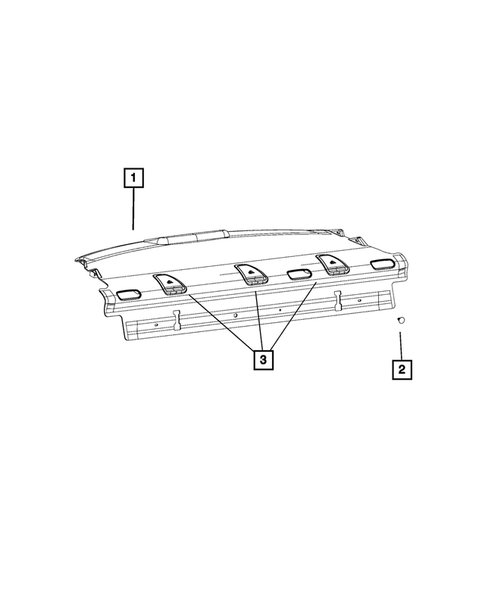 Headliners-Visors-Assist Straps for 2017 Chrysler 200 #1