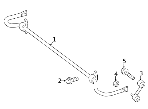 Stabilizer Bar & Components for 2016 Mercedes-Benz GLA250 #3