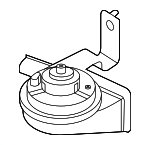 96621P1100 - Electrical: High Note Horn for Kia: Sportage Image
