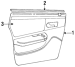 4780278 - Body: Belt Weather-strip for Chrysler: Concorde | Dodge: Intrepid Image