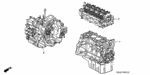 10002PLMA01 - Engine: GENERAL ASSY., CYLINDER BLOCK (DOT) for Honda Image
