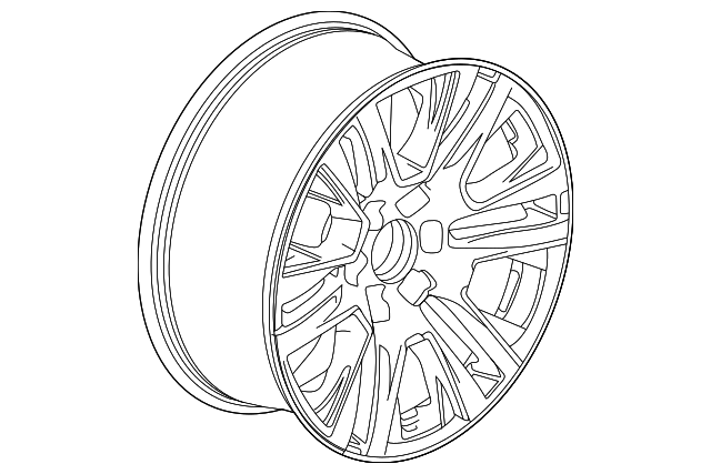 2021-2026 GM 22 Wheels, Multi-Spoke, Chrome 84453001 GM | GMPartsDirect.com