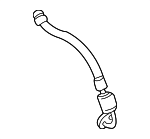 BU2Z19D734H - HVAC: Hose &amp; Tube Assembly for Ford: Taurus | Mercury: Sable Image