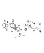 52110305AB - Fuel: Fuel Filler Hose for Mopar Image