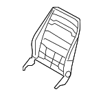 93188620 - Body: Seat Back Frame for Saturn: Astra Image