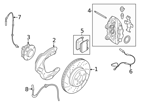 Front Brakes for 2017 BMW M2 #1