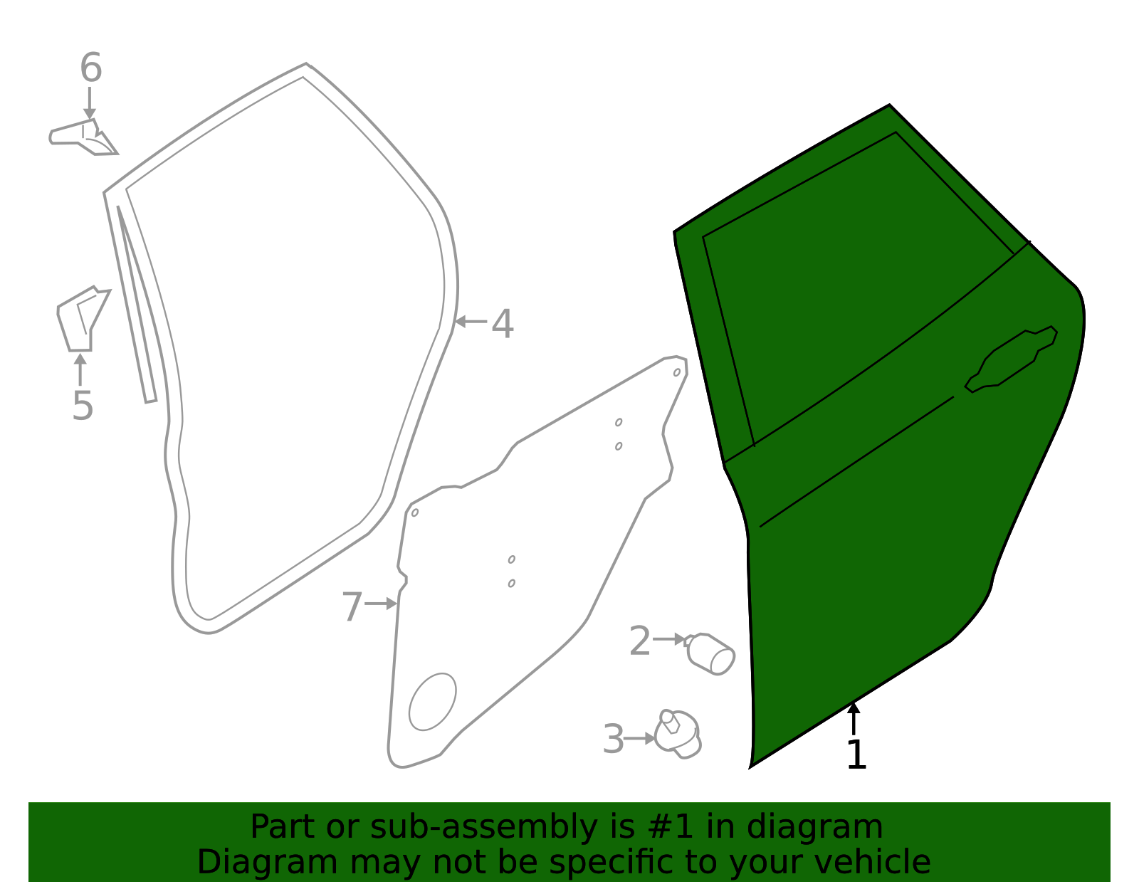 2014-2018 Subaru Forester Door Shell 60409SG0219P | Subaru Online