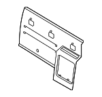 8A2Z7840374AA - Body: Back Panel Trim for Ford: Explorer Sport Trac Image