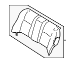 886004Z401 - Body: Seat Back Assembly for Nissan: Sentra Image