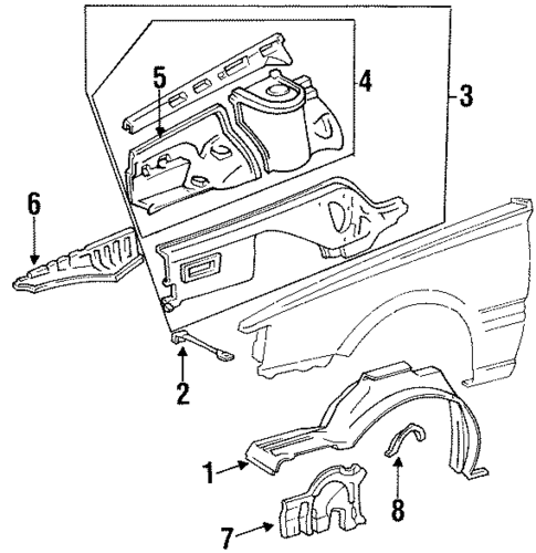 Inner Components for 1985 Toyota Camry #0