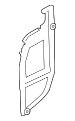 41007293820 - Body: Baffle Plate for BMW: 428i, 428i xDrive, 430i, 430i xDrive, 435i, 435i xDrive, 440i, 440i xDrive, M4 Image