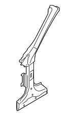 41217347316 - Body: Outer Hinge Pillar for BMW: 428i, 428i xDrive, 430i, 430i xDrive, 435i, 435i xDrive, 440i, 440i xDrive, M4 Image