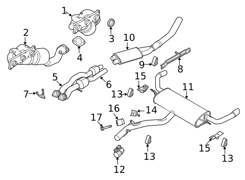 Exhaust Manifold for 2007 BMW X5 #0