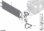 17228676525 - : Transmission Oil Cooler Line, Return for BMW Image