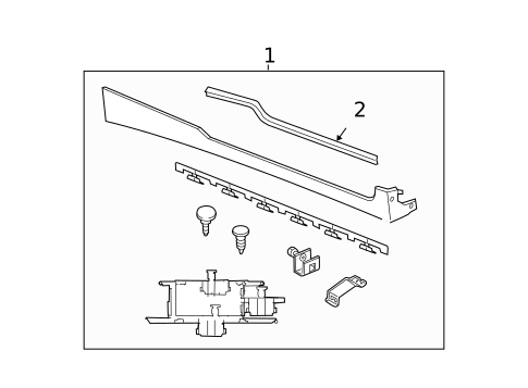 Exterior Trim - Pillars for 2010 Honda Accord #0