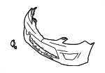C2Y15003XABB - : Bumper Cover for Mazda: 5 Image
