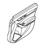 T4A42476 - : Door Trim Panel for Jaguar: F-Pace Image