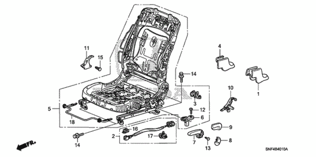 Front Seat Components (L.) for 2006 Honda Civic #0