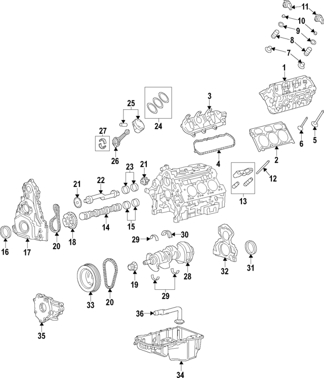 12632968 - Engine: Head Gasket for GM Image