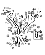 6102012 - 3.6L Gas; Engine: Hex Head Screw And Washer, Mounting for Mopar Image