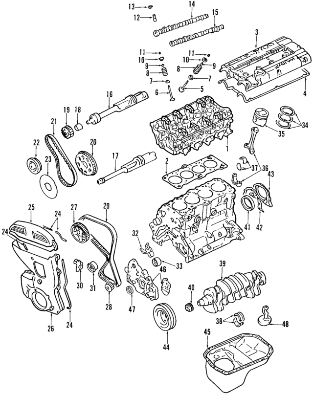 2103038100 - : Engine Crankshaft Thrust Washer for Hyundai Image
