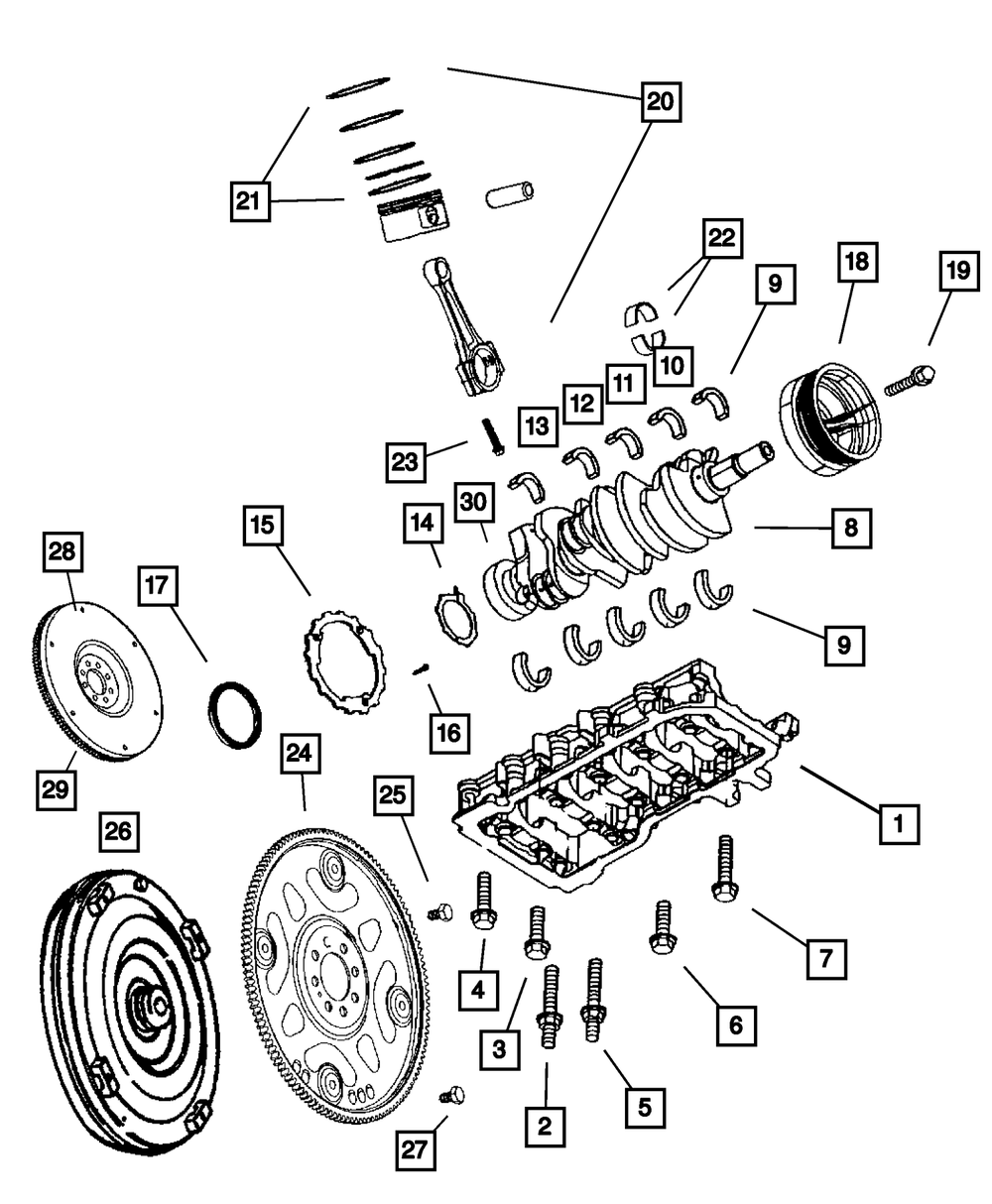 Flywheel Ring Gear - Mopar (2843214)