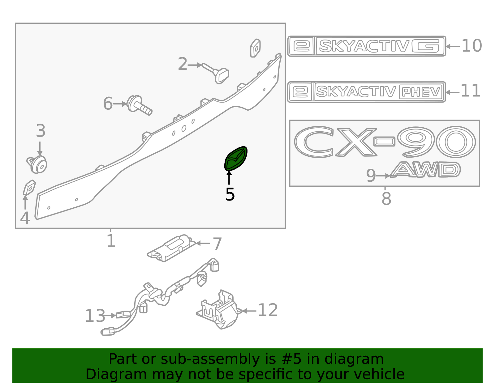 KMV6-51-731 - Emblem - 2024-2025 Mazda | Mazda Swag