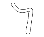 BP6D15261 - : By-Pass Hose for Mazda: Miata Image