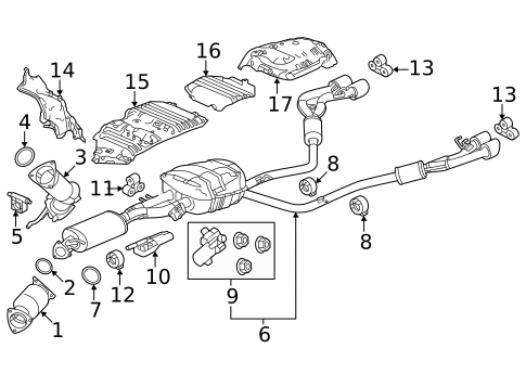 Exhaust & Tail Pipes for 2026 Acura MDX #0