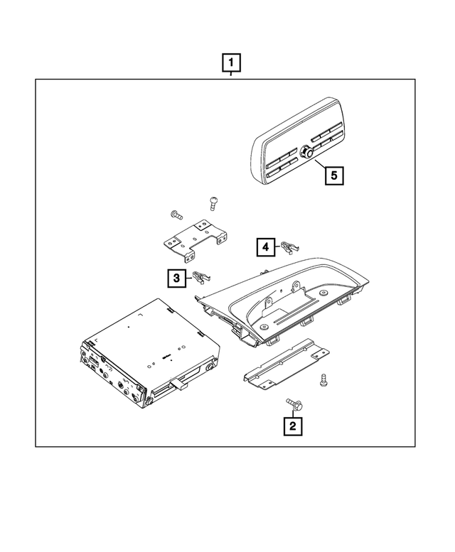 68313665AA - Electrical: Retaining Clip for Mopar Image