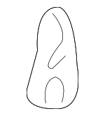 16815618 - Body: End Cap for Buick: LeSabre | Cadillac: DeVille, Seville | Oldsmobile: Aurora | Pontiac: Bonneville Image