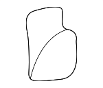 22730226 - Body: Floor Carpet Clip for GM Image