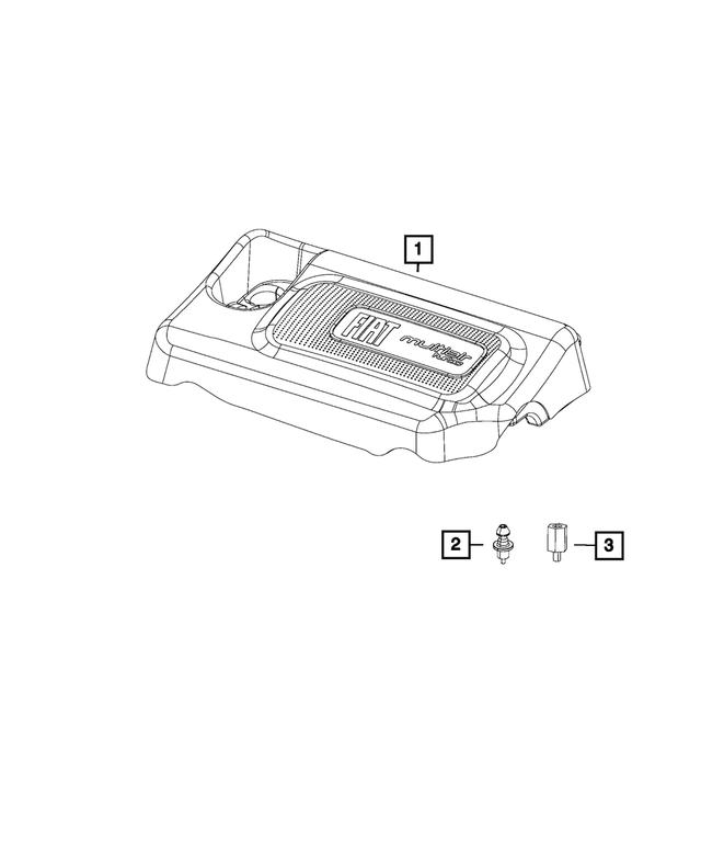 68124488AA - : Mounting Spacer for Mopar Image