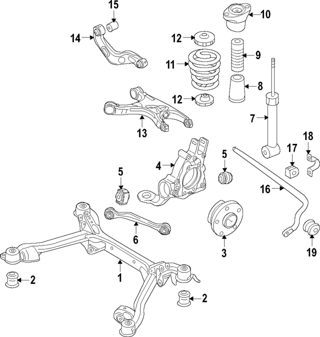 8K0512141G - : Coil Spring Insulator for Audi Image