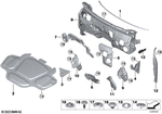 51487458549 - Vehicle Trim: Sound Insulation Windshield-Windscreen for BMW Image