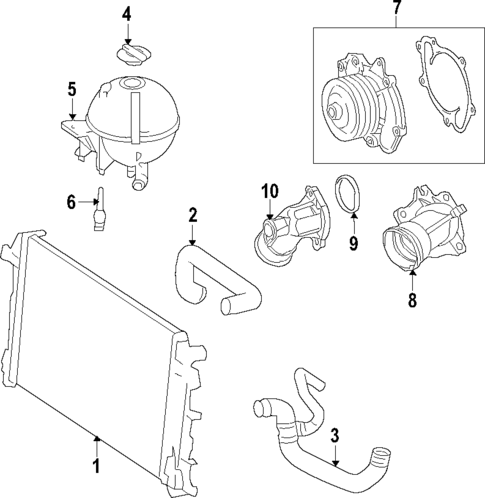 Cooling System for 2007 Dodge Sprinter 2500 #0