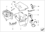 12907571031 - Engine Electrical System: E-Box with Ventilation for BMW Image