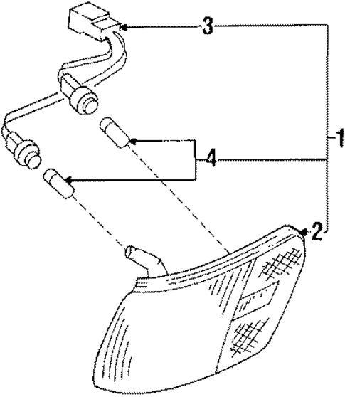 Corner Lamps for 1990 INFINITI M30 #0