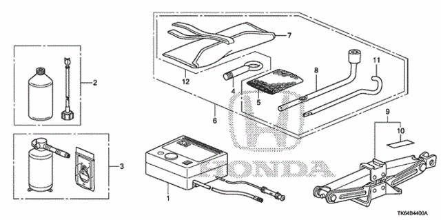 Tool - Jack for 2012 Honda Fit #0