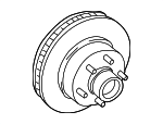19202730 - Brakes: Hub &amp; Rotor for Cadillac: Escalade | Chevrolet: C1500, C2500, Express 1500, K1500 Pickup, Suburban C1500, Suburban C2500, Suburban K1500, Tahoe | GMC: C1500 Pickup, C2500 Pickup, K1500 Pickup, Savana 1500, Suburban C1500, Suburban C2500, Suburban K1500, Yukon Image