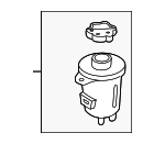 PSR13 - Steering: Motorcraftâ„¢ Power Steering Reservoir for Ford Image