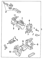 GA2A61A10 - : Heater Core for Mazda: 626, MX-6 Image